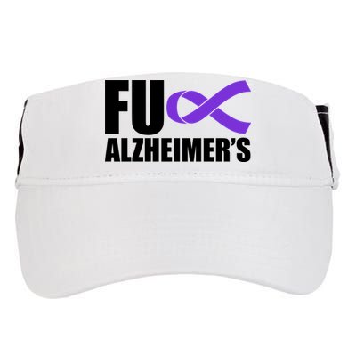Fuck Alzheimer's Purple Ribbon Adult Drive Performance Visor