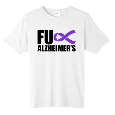 Fuck Alzheimer's Purple Ribbon Tall Fusion ChromaSoft Performance T-Shirt