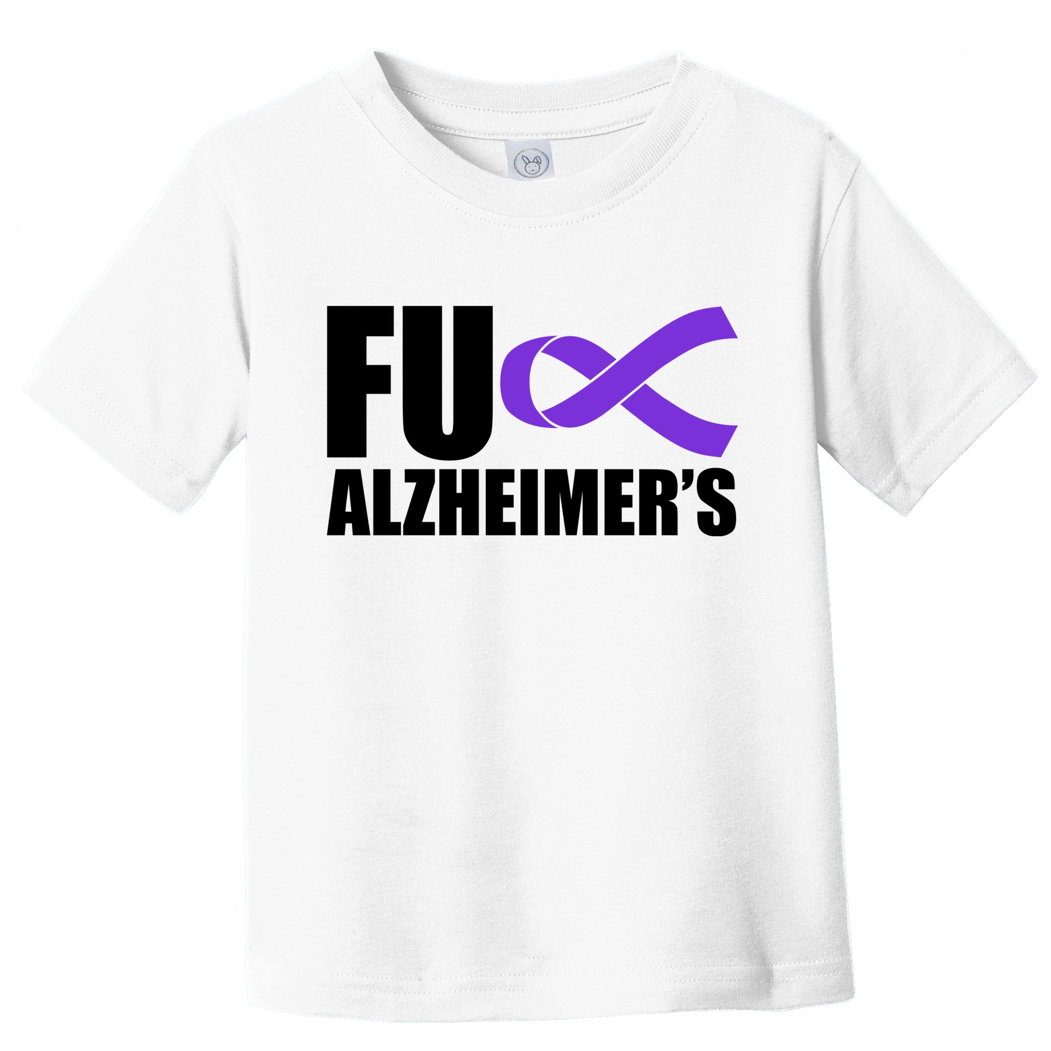 Fuck Alzheimer's Purple Ribbon Toddler T-Shirt