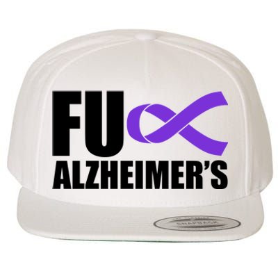 Fuck Alzheimer's Purple Ribbon Wool Snapback Cap