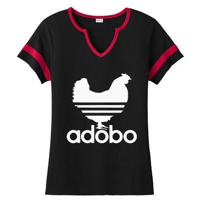 Filipino Adobo Philippines Chicken Farm Girl Women Gift Ladies Halftime Notch Neck Tee