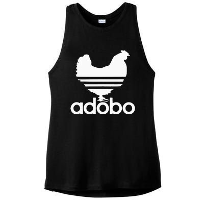 Filipino Adobo Philippines Chicken Farm Girl Women Gift Ladies PosiCharge Tri-Blend Wicking Tank