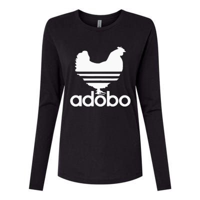 Filipino Adobo Philippines Chicken Farm Girl Women Gift Womens Cotton Relaxed Long Sleeve T-Shirt