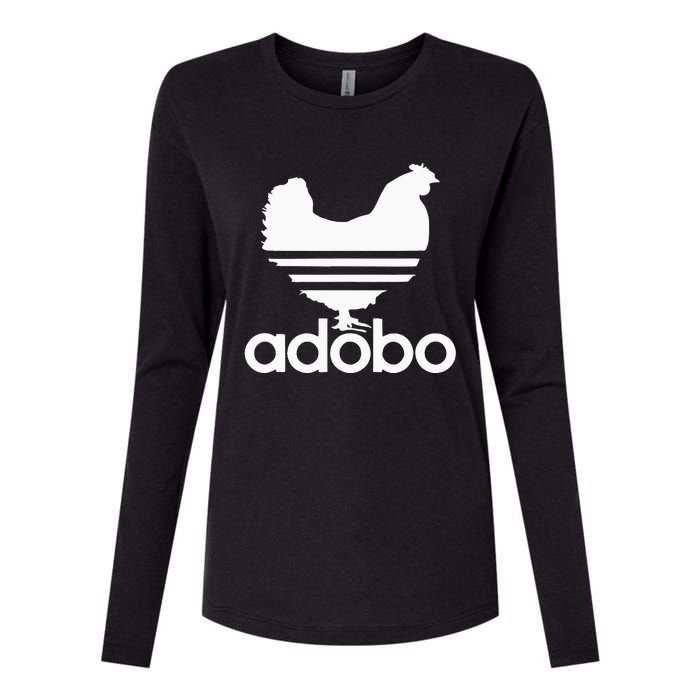 Filipino Adobo Philippines Chicken Farm Girl Women Gift Womens Cotton Relaxed Long Sleeve T-Shirt