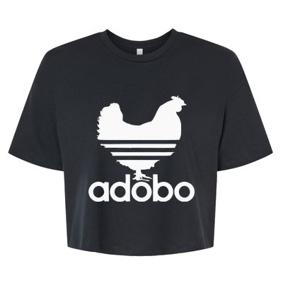 Filipino Adobo Philippines Chicken Farm Girl Women Gift Bella+Canvas Jersey Crop Tee