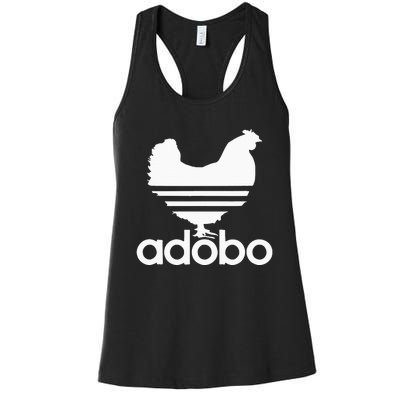 Filipino Adobo Philippines Chicken Farm Girl Women Gift Women's Racerback Tank