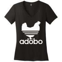 Filipino Adobo Philippines Chicken Farm Girl Women Gift Women's V-Neck T-Shirt