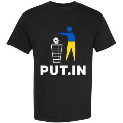 Funny Anti Putin Meme Put.In Support Ukraine Garment-Dyed Heavyweight T-Shirt