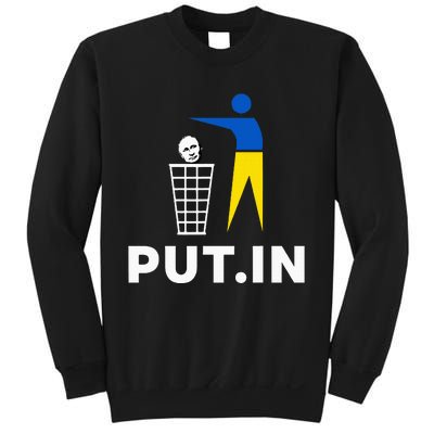 Funny Anti Putin Meme Put.In Support Ukraine Sweatshirt