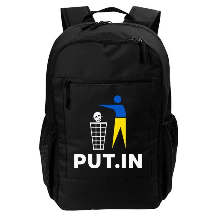 Funny Anti Putin Meme Put.In Support Ukraine Daily Commute Backpack