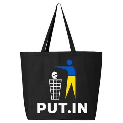 Funny Anti Putin Meme Put.In Support Ukraine 25L Jumbo Tote