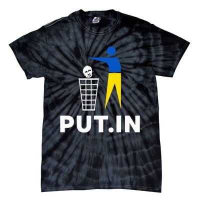 Funny Anti Putin Meme Put.In Support Ukraine Tie-Dye T-Shirt