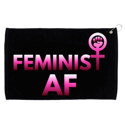 Feminist Af Power Gift Grommeted Golf Towel