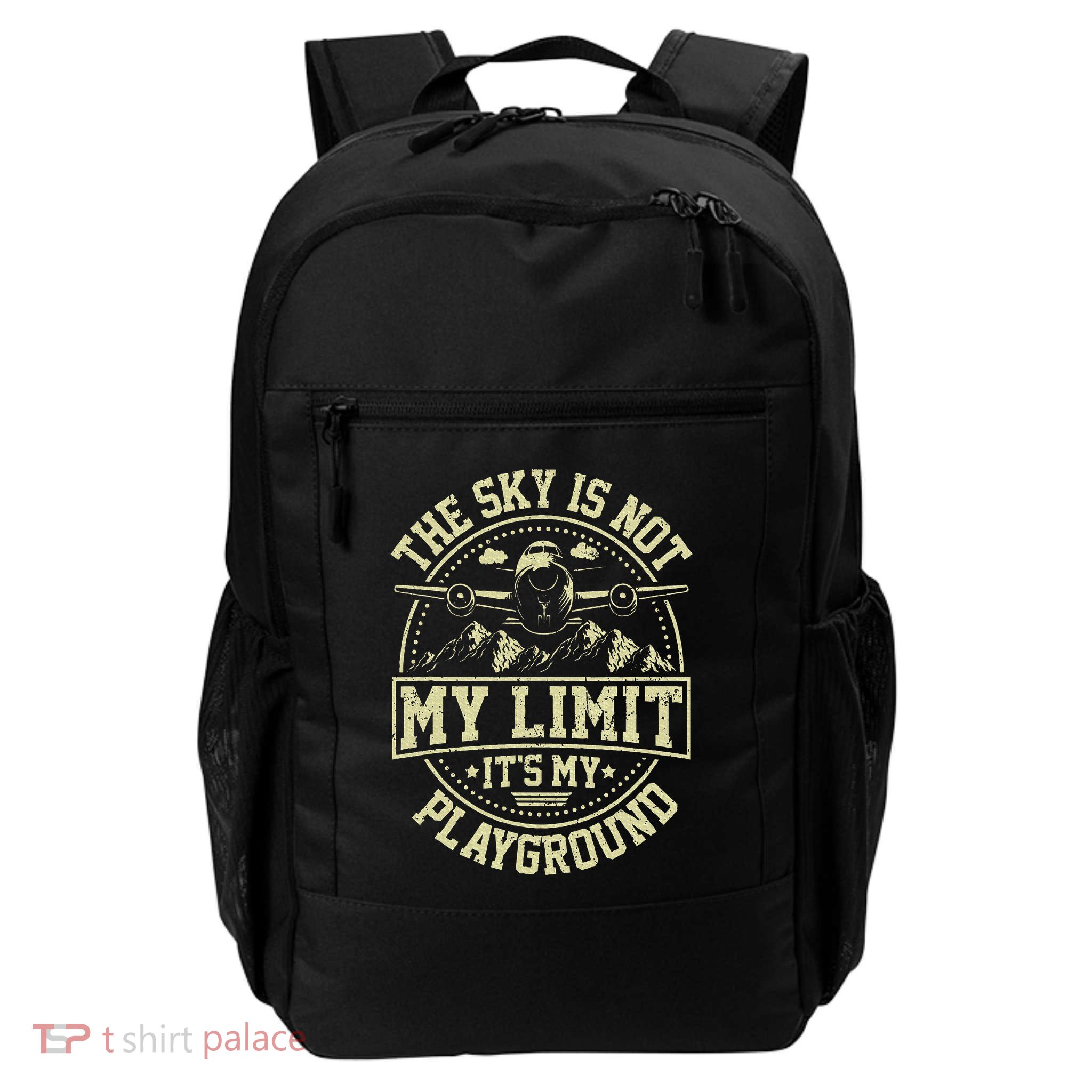 Funny Aviator Pilot Airplane Plane Aviation Backpack