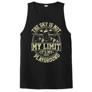 Funny Aviator Pilot Airplane Plane Aviation PosiCharge Competitor Tank