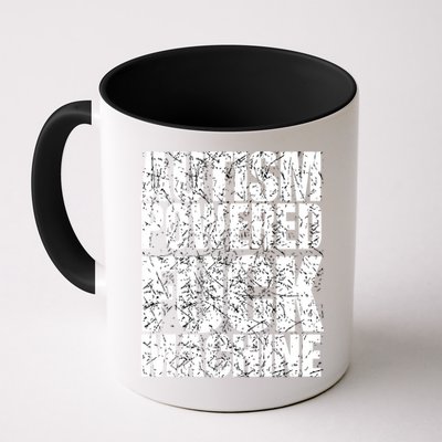 Funny Autism Powered Fck Machine Autism Quote RizzEm Gift Mug
