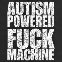 Funny Autism Powered Fck Machine Autism Quote RizzEm Gift 11oz C Handle Ceramic Mug