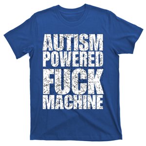 Funny Autism Powered Fck Machine Autism Quote RizzEm Gift T-Shirt