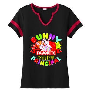 Favorite Assistant Principal Easter Bunny Ladies Halftime Notch Neck Tee