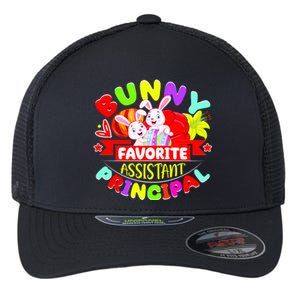 Favorite Assistant Principal Easter Bunny Flexfit Unipanel Trucker Cap