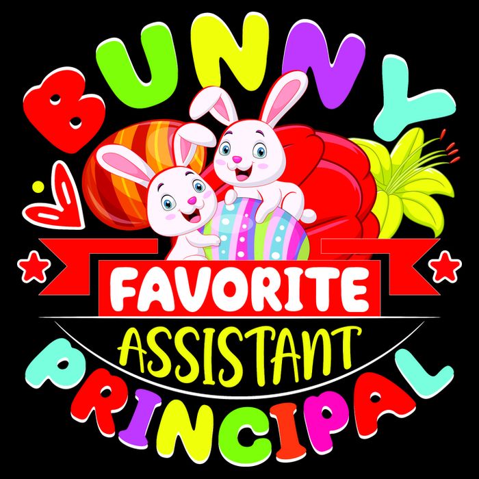 Favorite Assistant Principal Easter Bunny V-Neck T-Shirt