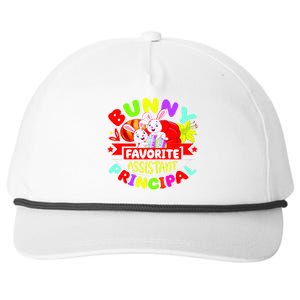 Favorite Assistant Principal Easter Bunny Snapback Five-Panel Rope Hat