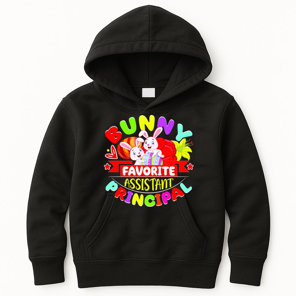 Favorite Assistant Principal Easter Bunny Kids Hoodie