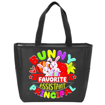 Favorite Assistant Principal Easter Bunny Zip Tote Bag