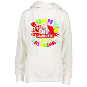 Favorite Assistant Principal Easter Bunny Womens Funnel Neck Pullover Hood