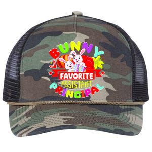 Favorite Assistant Principal Easter Bunny Retro Rope Trucker Hat Cap