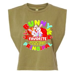 Favorite Assistant Principal Easter Bunny Garment-Dyed Women's Muscle Tee