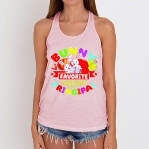 Favorite Assistant Principal Easter Bunny Women's Knotted Racerback Tank