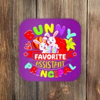 Favorite Assistant Principal Easter Bunny Coaster