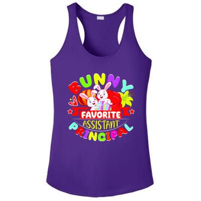 Favorite Assistant Principal Easter Bunny Ladies PosiCharge Competitor Racerback Tank