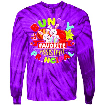 Favorite Assistant Principal Easter Bunny Tie-Dye Long Sleeve Shirt