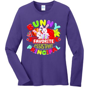 Favorite Assistant Principal Easter Bunny Ladies Long Sleeve Shirt