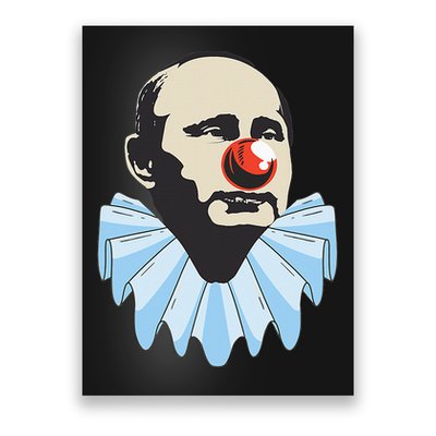 Funny Anti Putin Clown Gift Poster