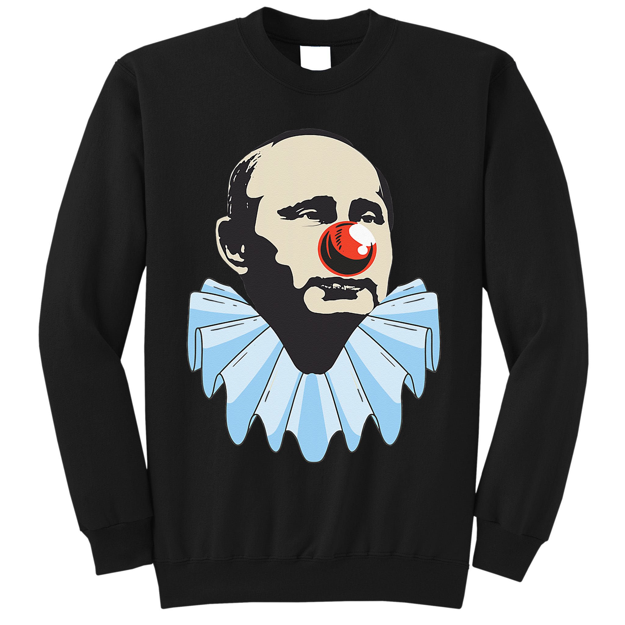Funny Anti Putin Clown Gift Tall Sweatshirt