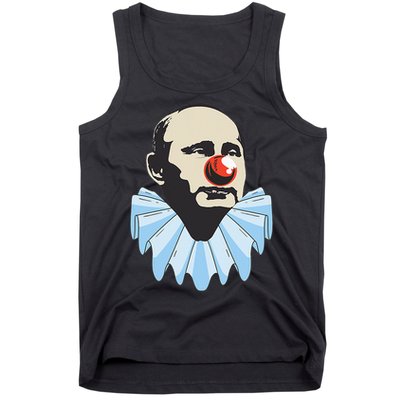 Funny Anti Putin Clown Gift Tank Top