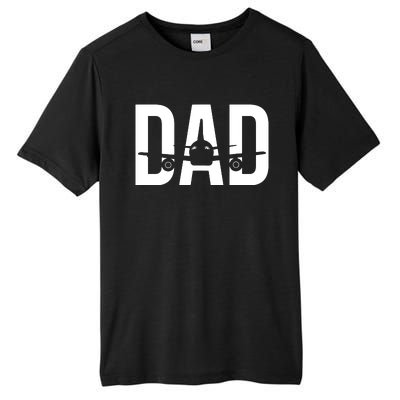 Funny Airplane Pilot Dad Aviation Lover Gift Dad Pilot Tall Fusion ChromaSoft Performance T-Shirt