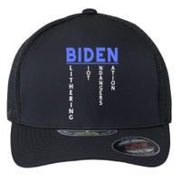 Funny Anti President Joe Biden Idiot, Democratic Republican Flexfit Unipanel Trucker Cap