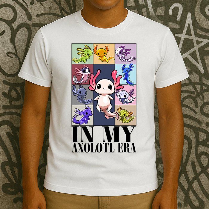 Funny Axolotl Quote Animal In My Axolotl Era Graphic T-Shirt