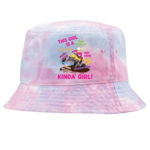 Funny ATV Quad Biking Saying ATV Girl Four Wheeler Girls Tie-Dyed Bucket Hat