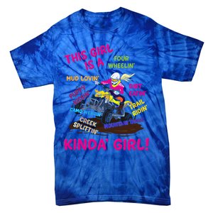 Funny Atv Quad Biking Saying Gift Atv Gift Four Wheeler Gift Tie-Dye T-Shirt