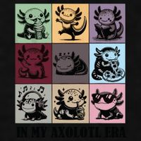 Funny Axolotl Quote In My Axolotl Era Graphic Cool Axolotl Ladies PosiCharge Tri-Blend Wicking Tank