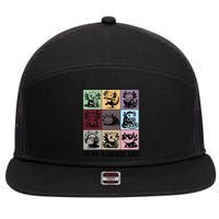 Funny Axolotl Quote In My Axolotl Era Graphic Cool Axolotl 7 Panel Mesh Trucker Snapback Hat