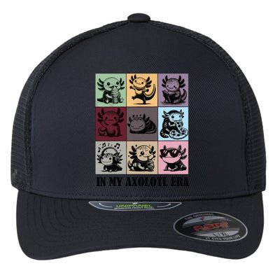 Funny Axolotl Quote In My Axolotl Era Graphic Cool Axolotl Flexfit Unipanel Trucker Cap