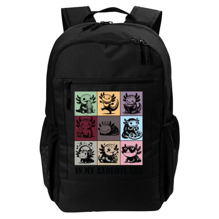 Funny Axolotl Quote In My Axolotl Era Graphic Cool Axolotl Backpack
