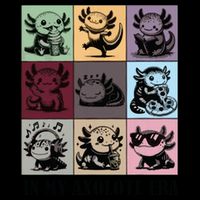 Funny Axolotl Quote In My Axolotl Era Graphic Cool Axolotl 7-Panel Snapback Hat