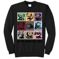 Funny Axolotl Quote In My Axolotl Era Graphic Cool Axolotl Tall Sweatshirt